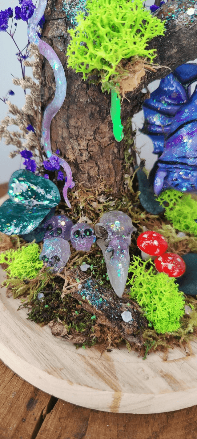 Fantasy sous cloche: La chauve souris phosphorescente